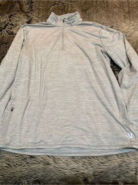 Vuori Men's Ease Performance Half Zip 2.0 Gray list size L